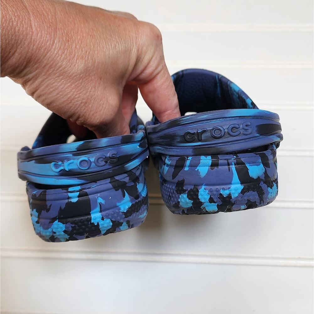 Crocs Classic Marbled Kids Clogs/Sandals Size 12 Little Kids - Picture 4 of 10